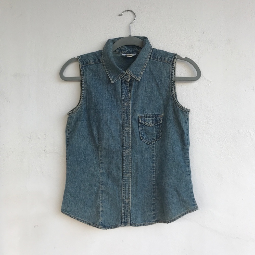 Jean vest jacket